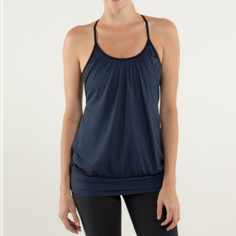 Lululemon No Limits Tank Inkwell Sz 8